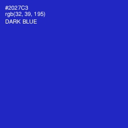 #2027C3 - Dark Blue Color Image